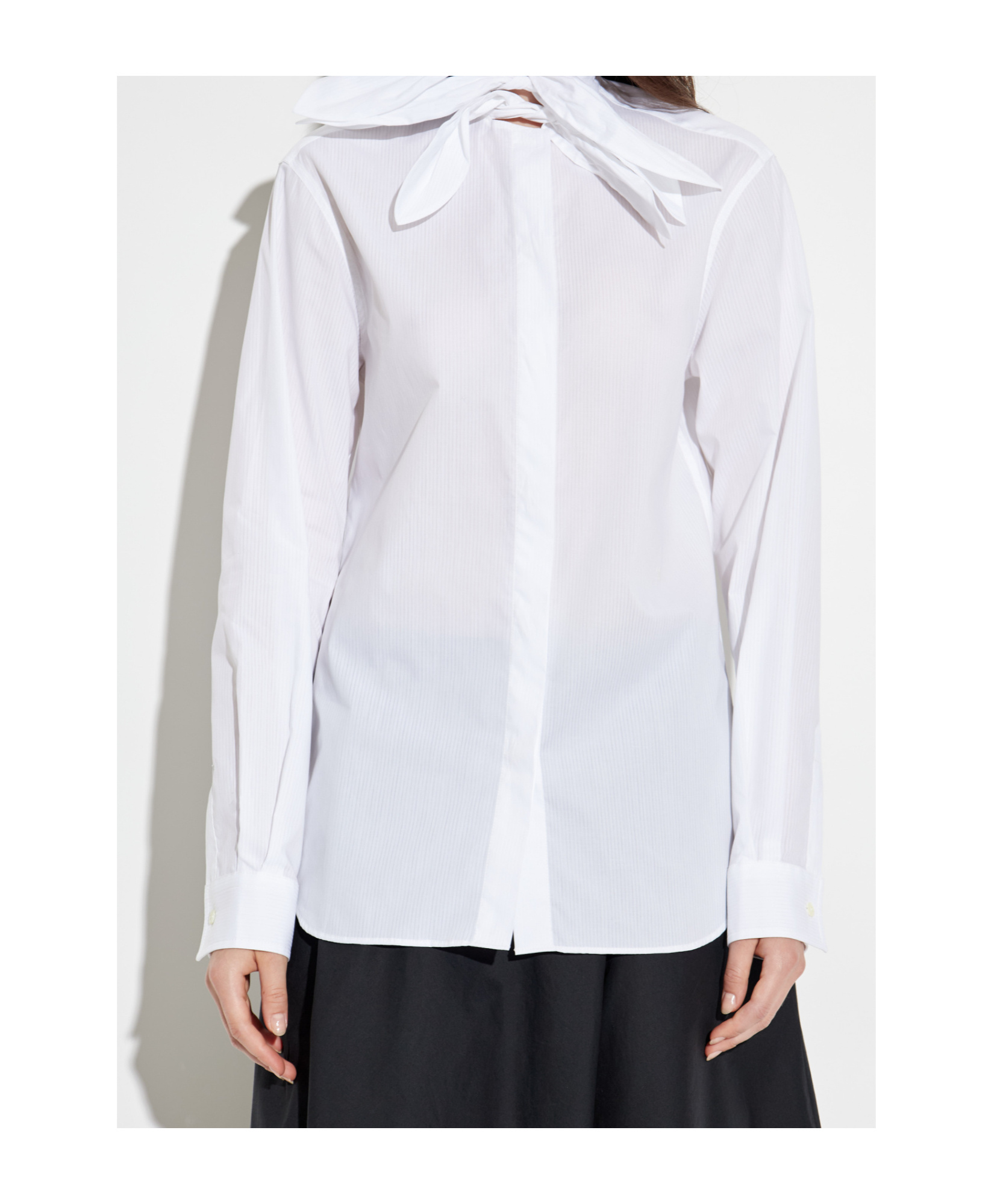 Moschino Long Sleeve Shirt In White