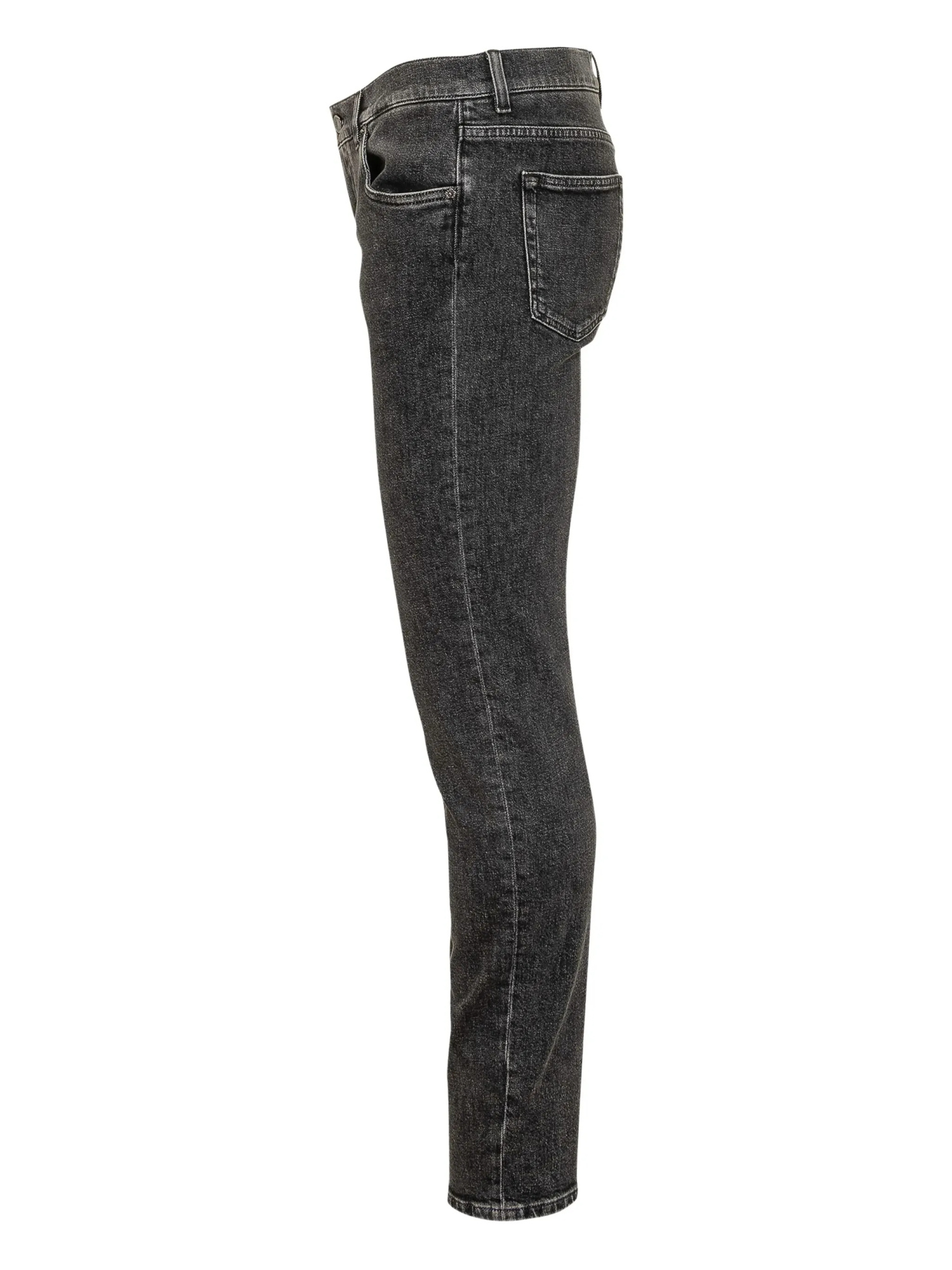 Dolce & Gabbana Button-fastening Jeans In Black