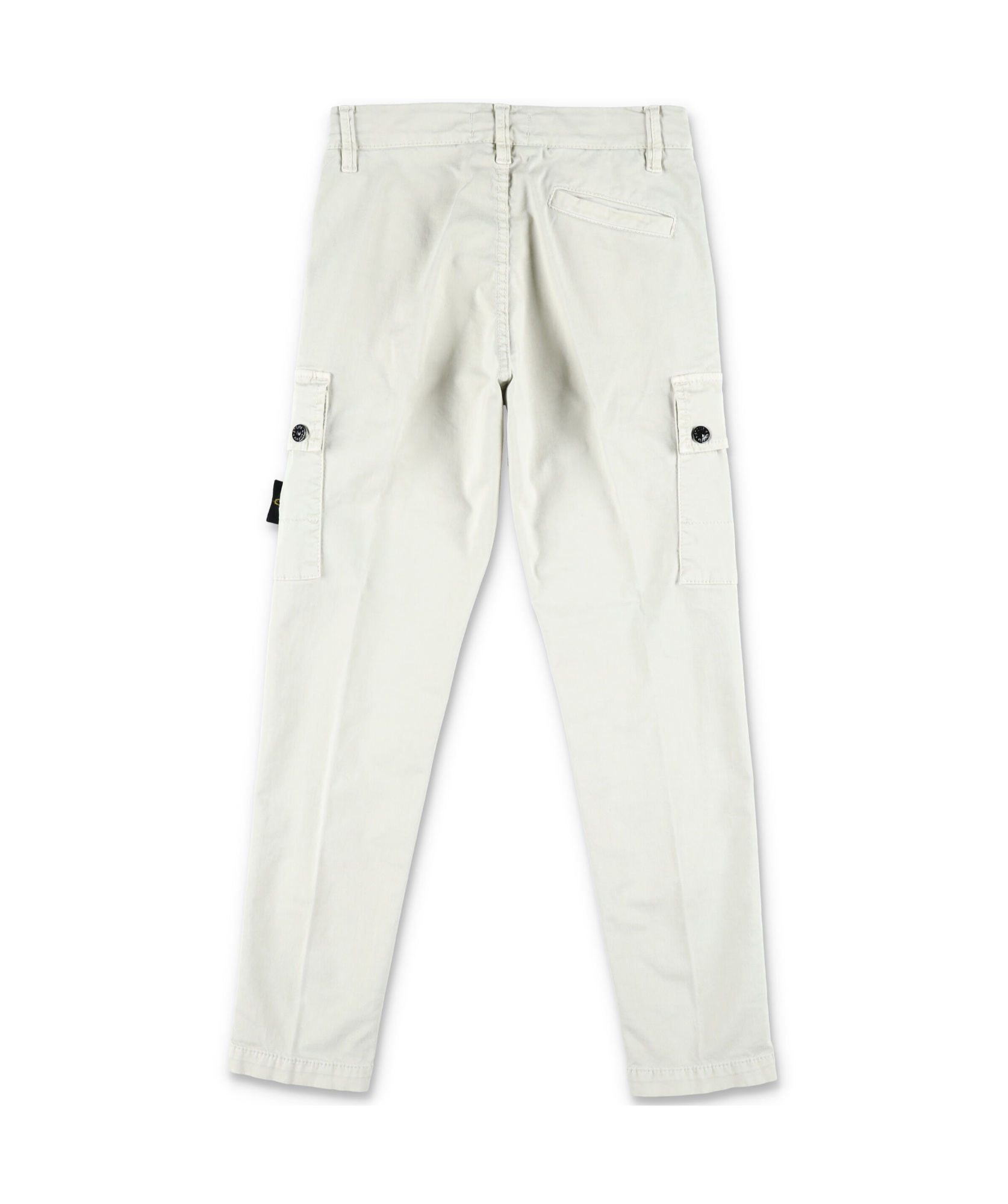 Stone Island Belt-loop Casual Pants In White