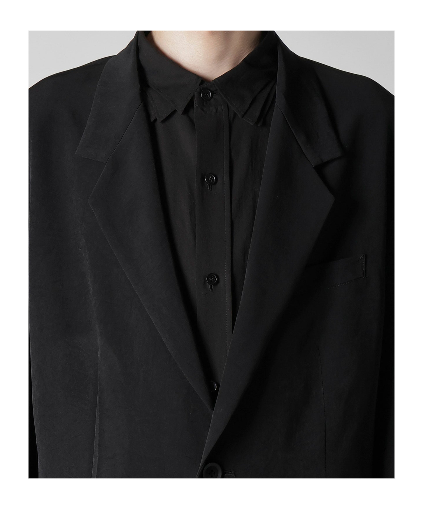 Shop Yohji Yamamoto Single Breasted Blazer In Black
