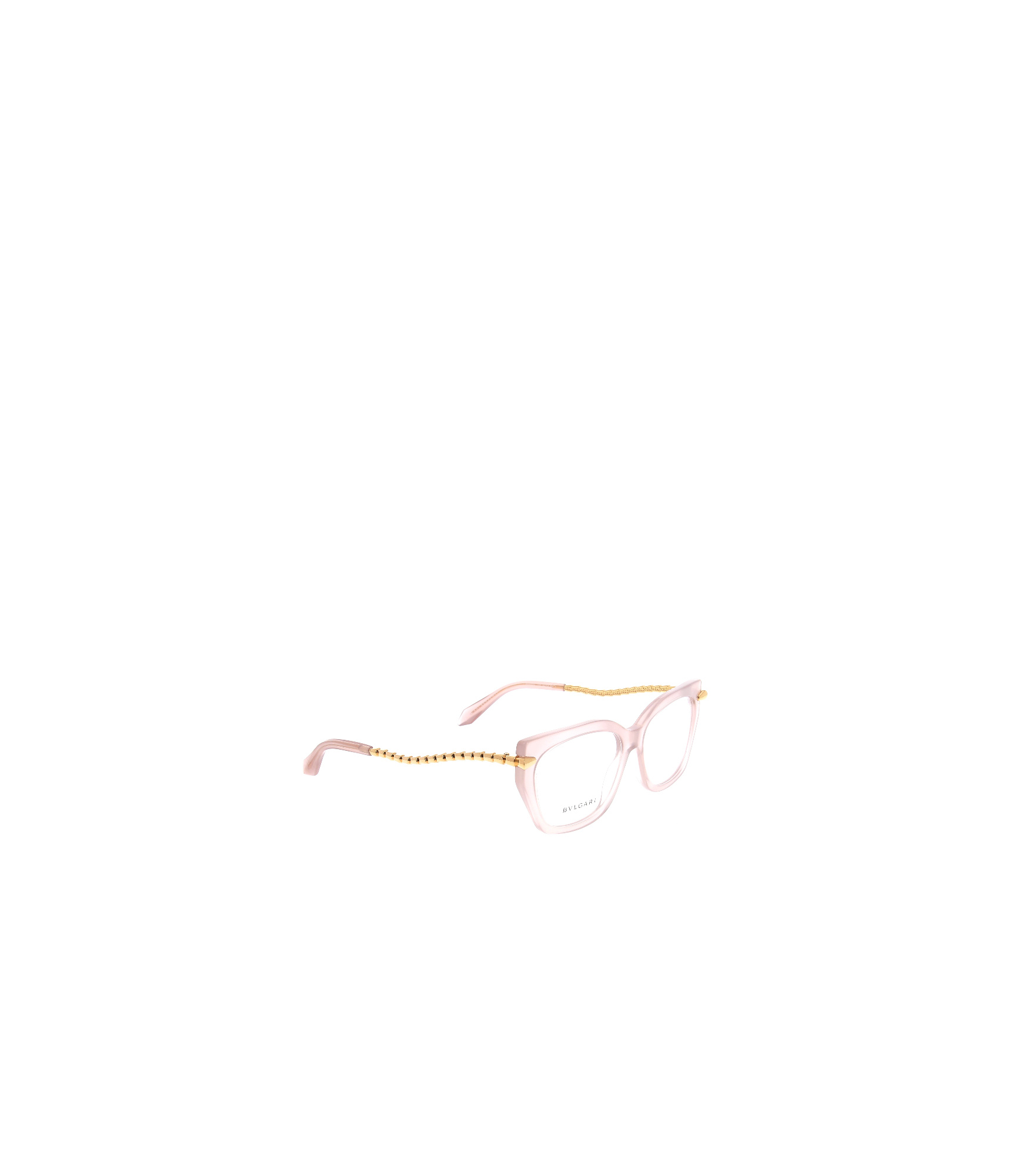 Bvlgari Bulgari Butterfly Frame Glasses In Pink