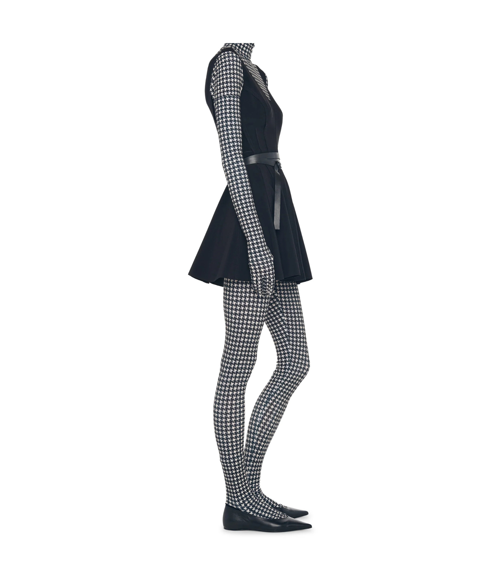 Norma Kamali Grace Mini Dress In Black