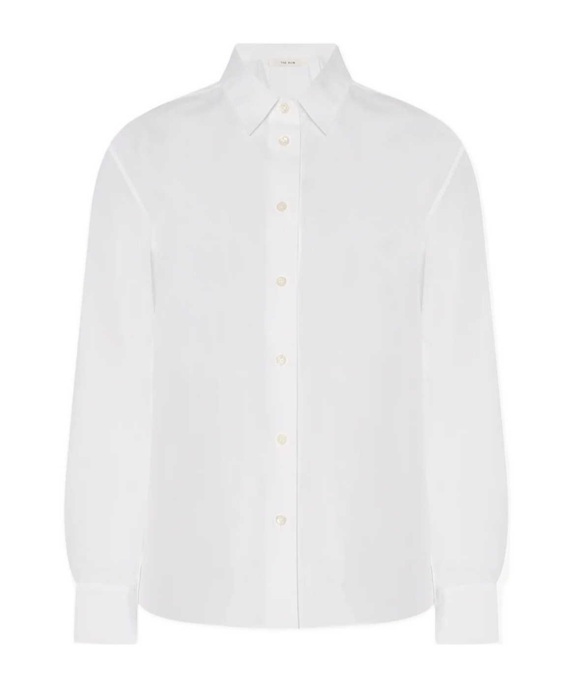 The Row Sadie Shirt In Cotton In White