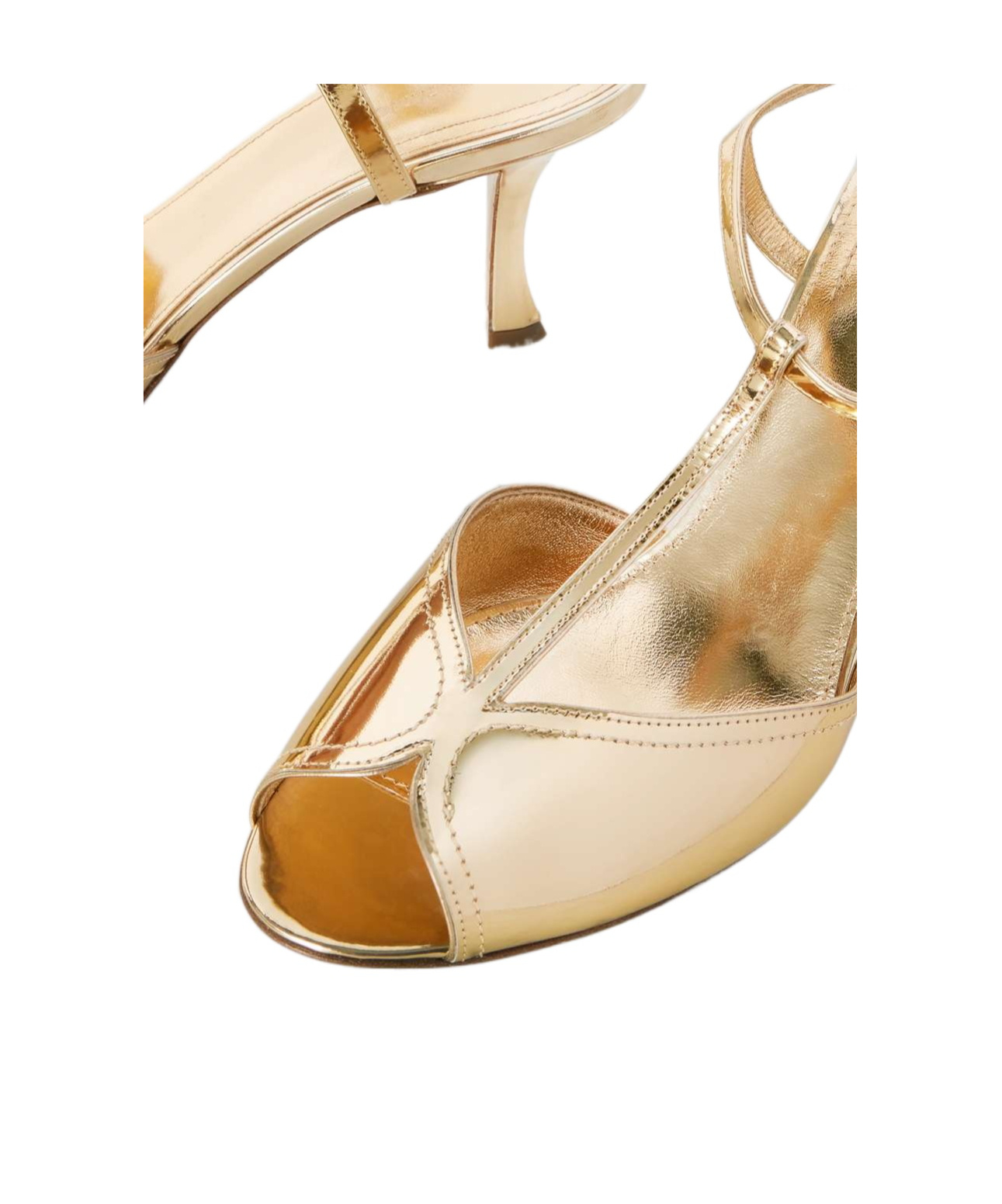 Ferragamo Ely T-strap Sandal In Nude