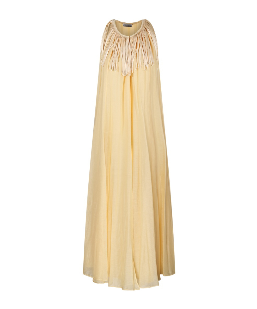 Shop Forte Forte Fringe-detail Maxi Dress