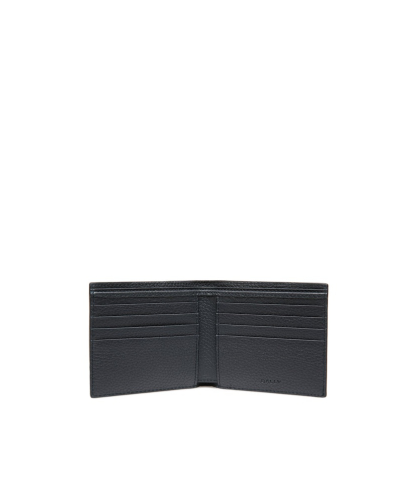 Bally Ribbon Bi-fold Wallet In Black