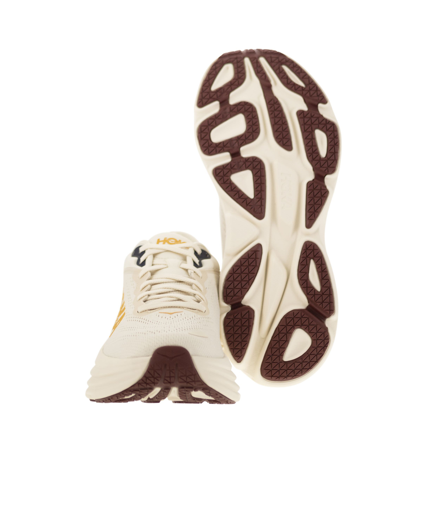 Hoka Bondi 8 Sneakers In Nude