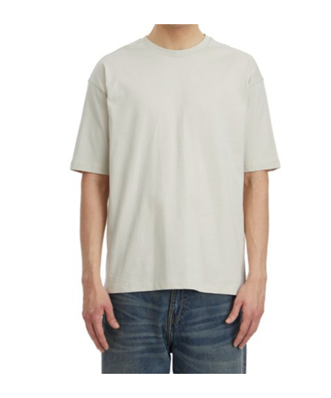 Thom Krom T-shirt In Cotone Con Stampa In White