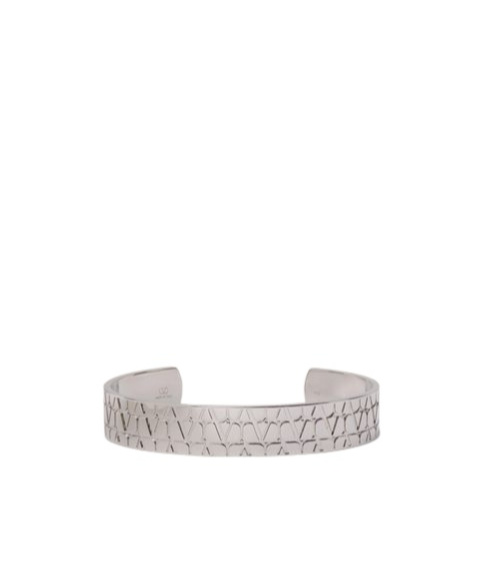 Valentino Cuff Toile Iconographe In Gray