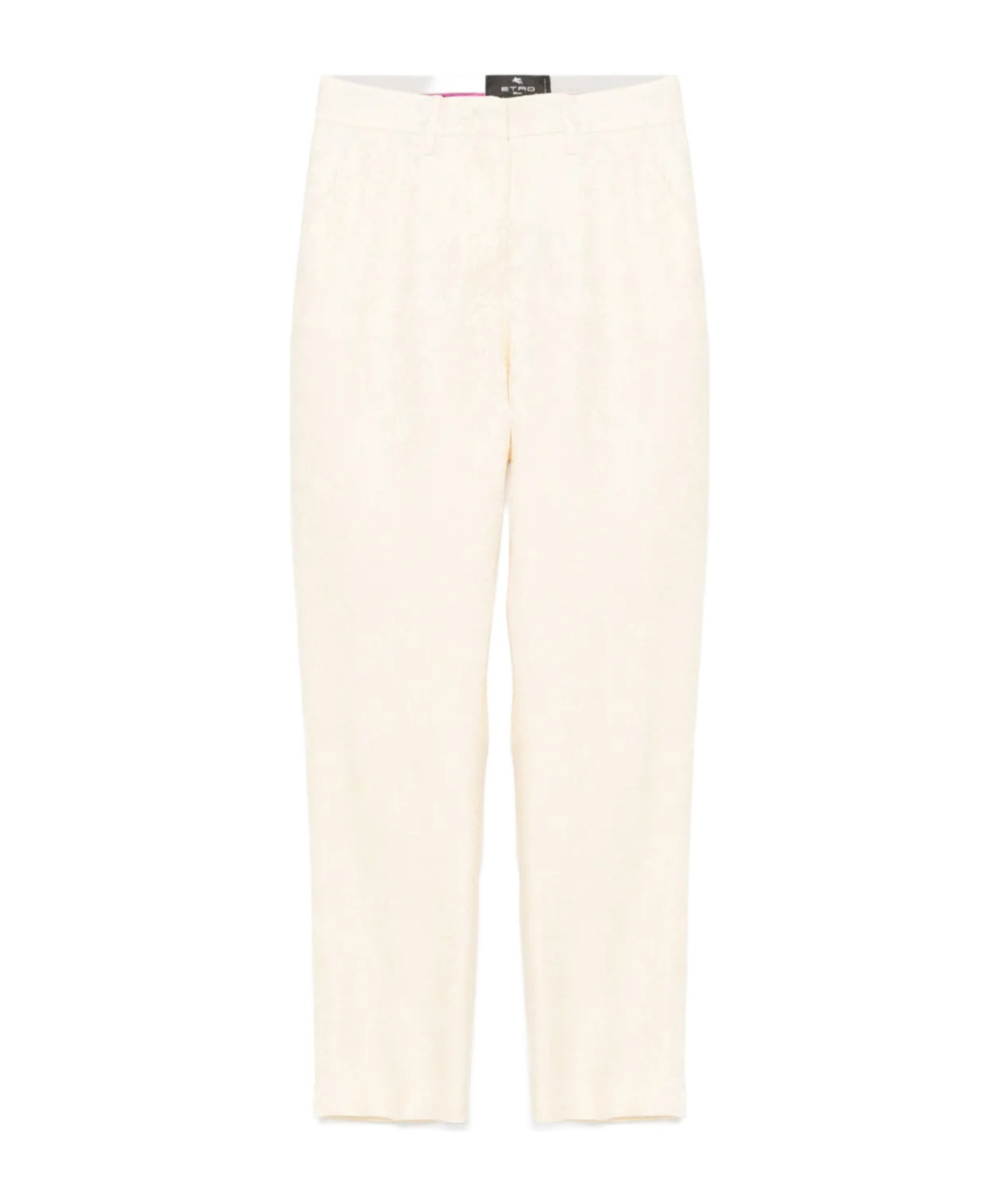 Etro Belt-loop Casual Pants In White