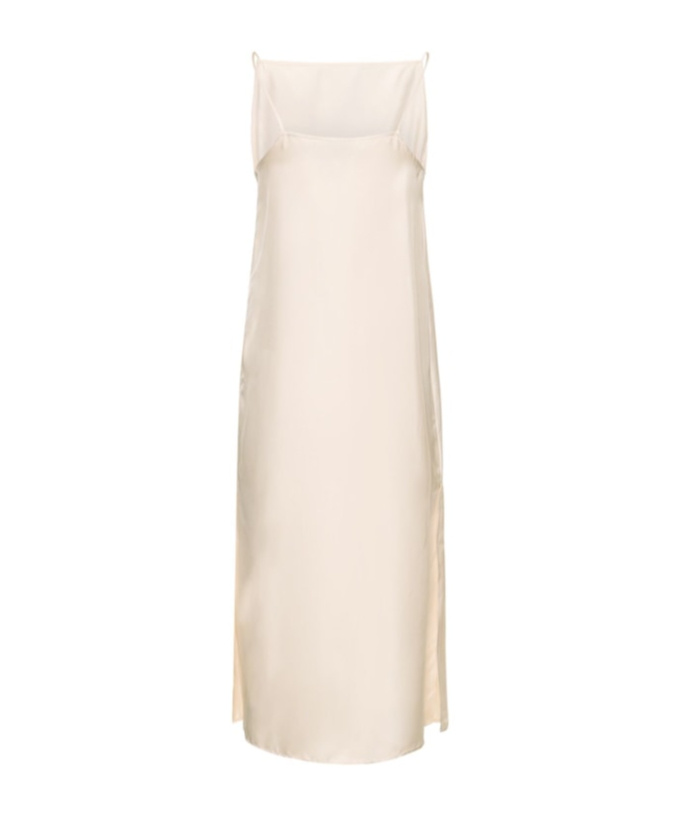 LOULOU STUDIO SULUM SILK MIDI DRESS