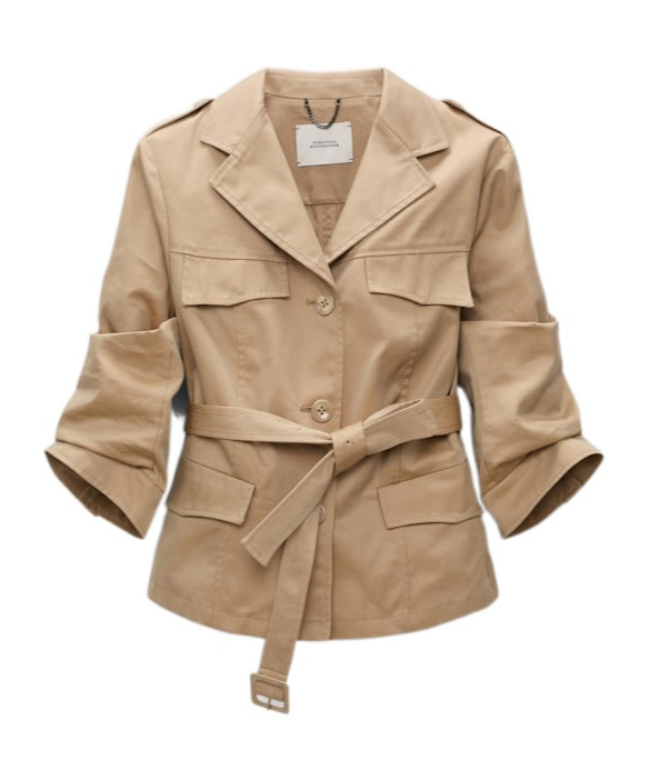 Dorothee Schumacher Trench Coat-blazer Hybrid In Brown