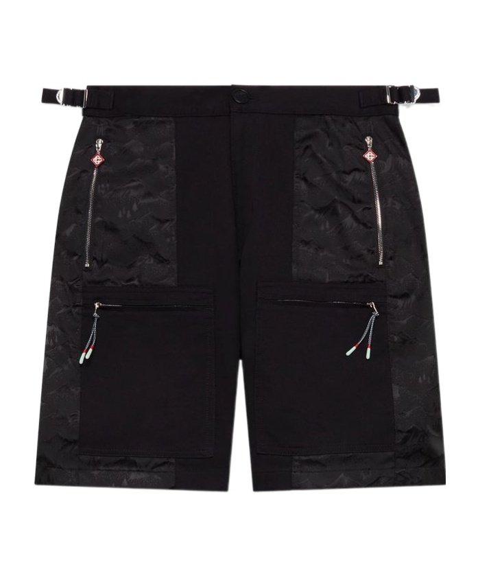 Casablanca Mountain Camo Cargo Trouser In Black