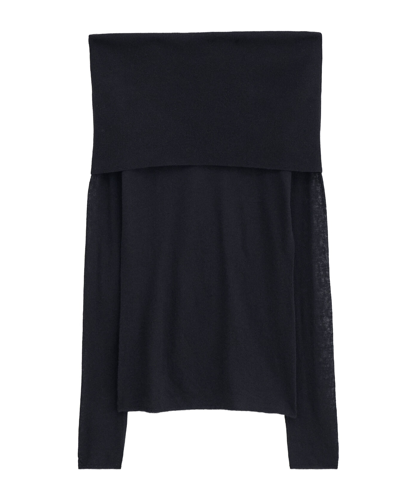 Filippa K Light Off Shoulder Top In Black