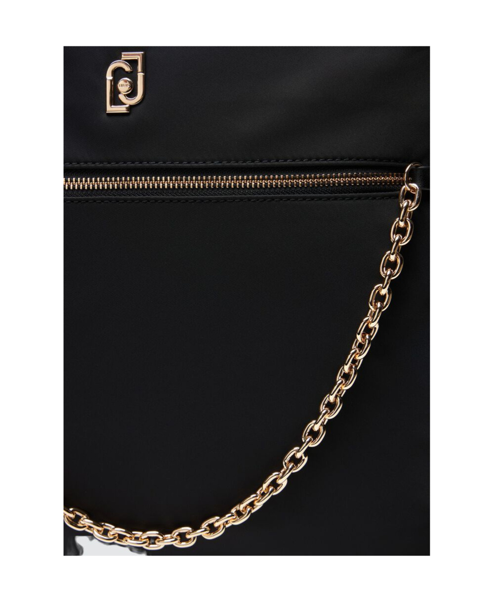Liu •jo Double Handle Shoulder Bag In Black