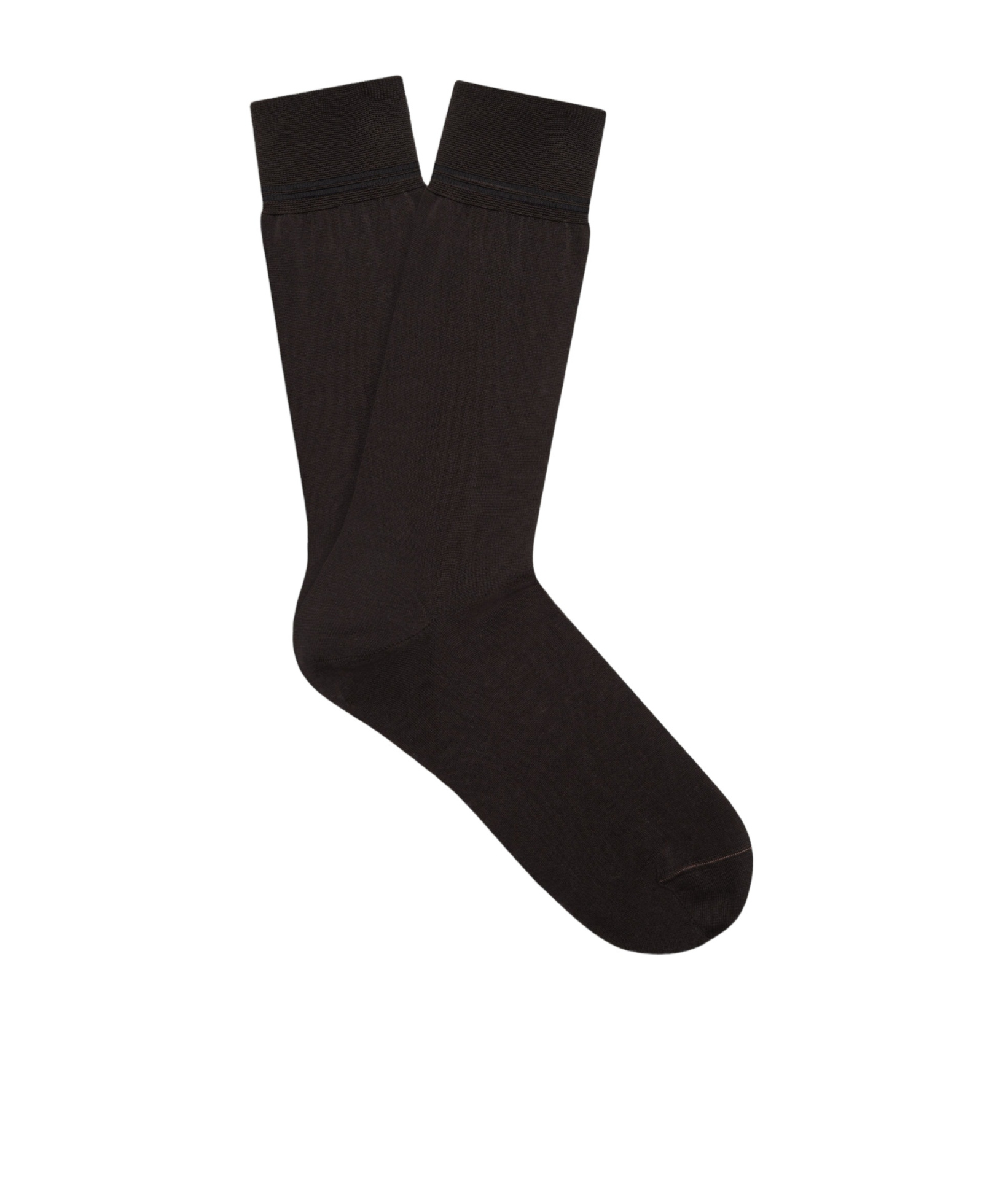 Zegna Grey Cotton Socks In Black