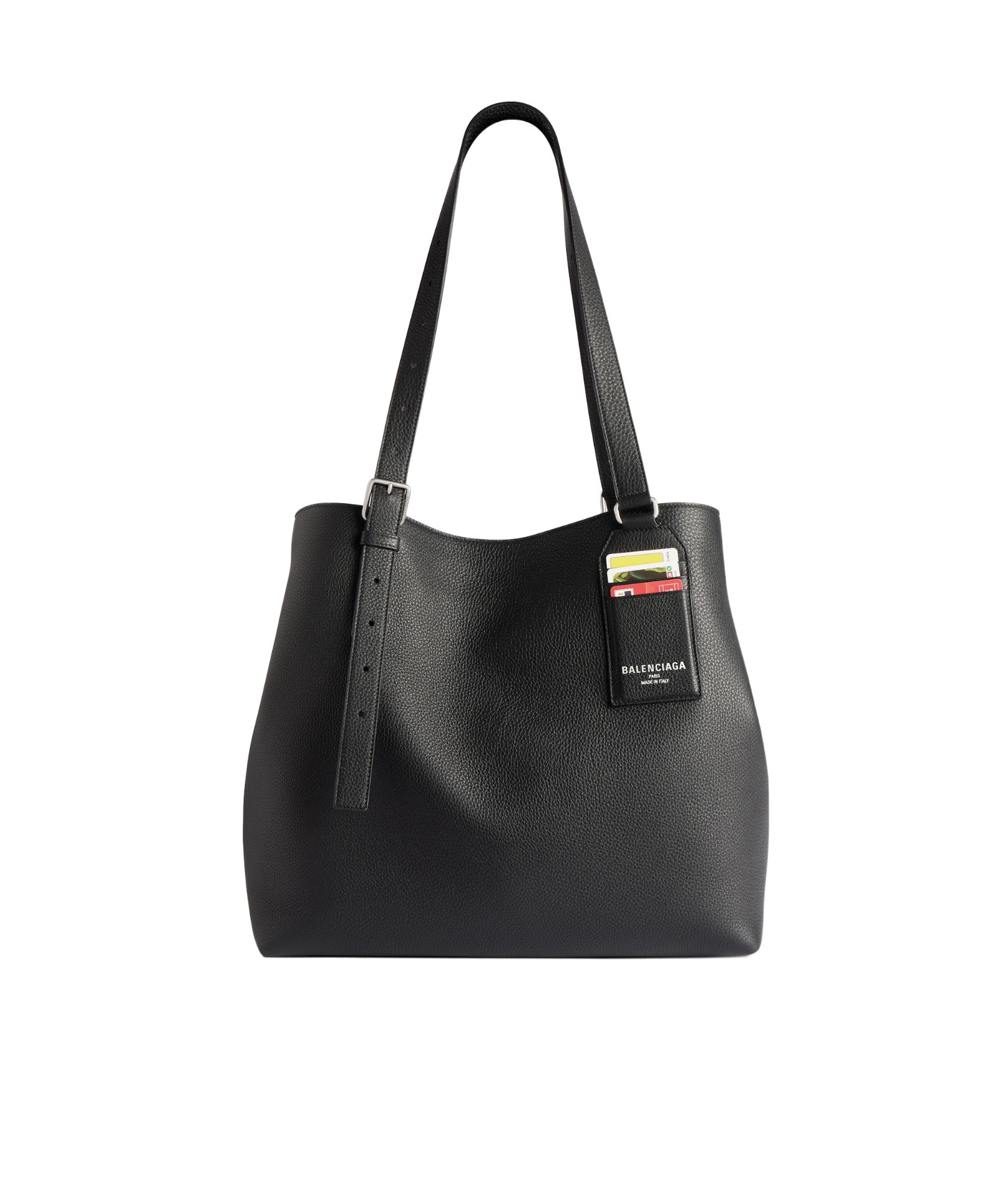 Balenciaga Double Handle Tote Bag In Black