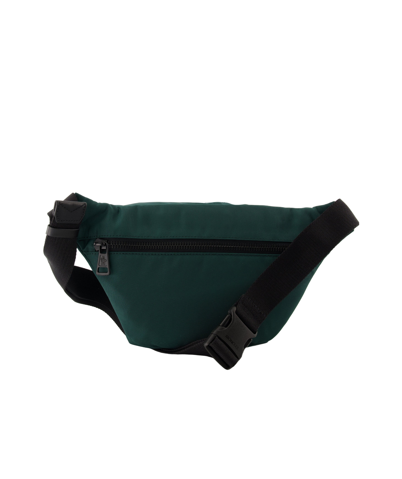 Moncler Green Crossbody Bag With Logo Patch On The Front And Adjustable Shoulder Strap In Tech Fabri In Green