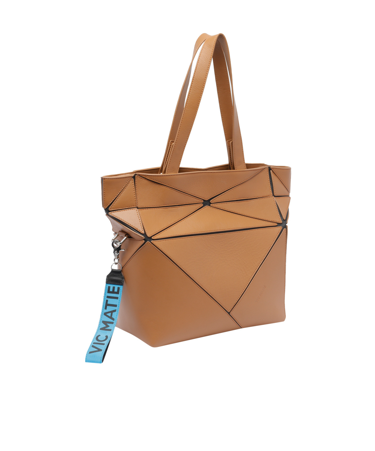 VIC MATIE DOUBLE HANDLE SHOULDER BAG
