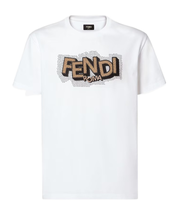 Fendi Logo-print T-shirt In White