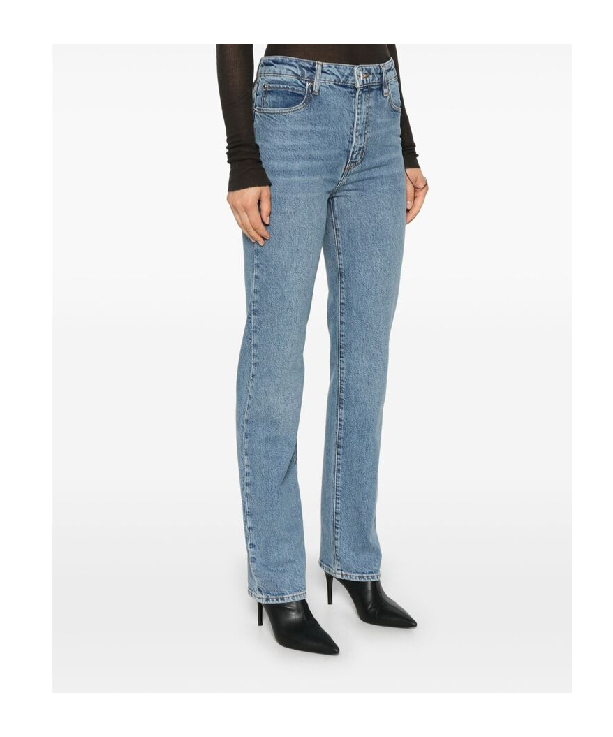 Shop Frame Belt-loop Jeans In Gray