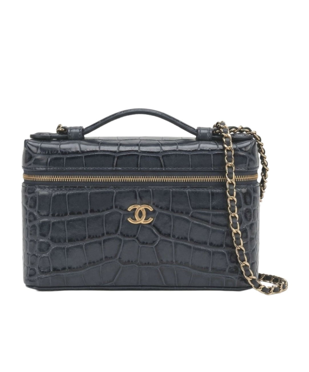 Chanel Zippered Handbag In Turtledove Ash