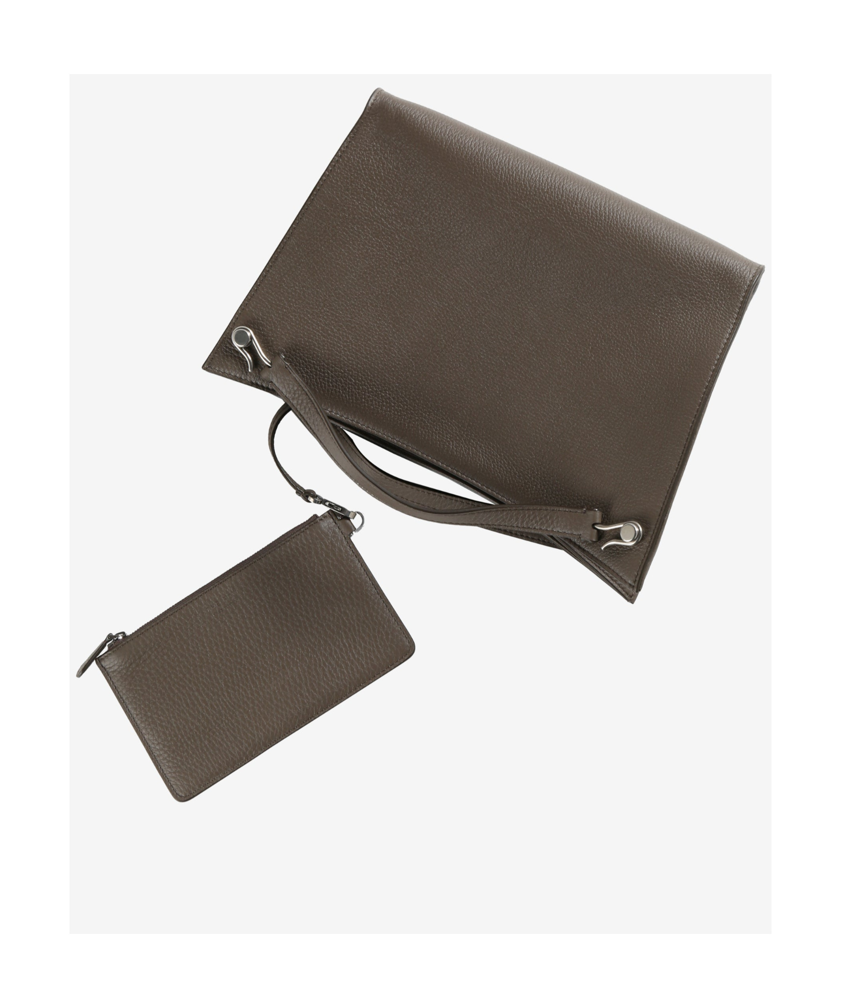 The Row Double-handle Handbag In Black