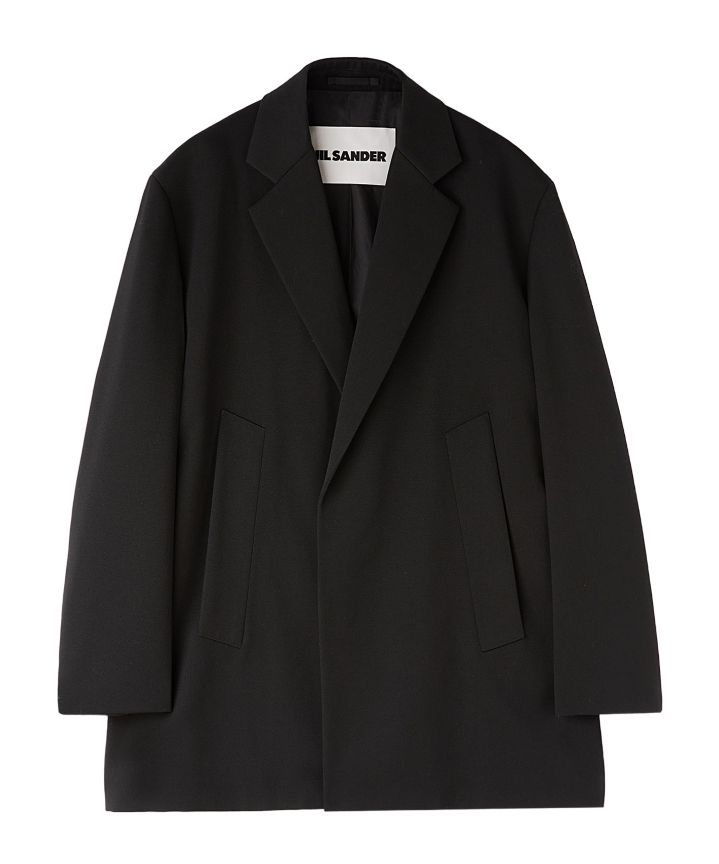 Jil Sander Single-breasted Wool Blazer In Black