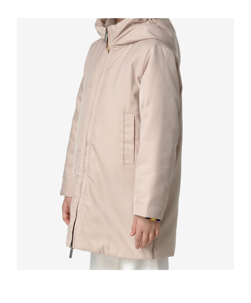 K-way Long-sleeved Casual Jacket In Nude