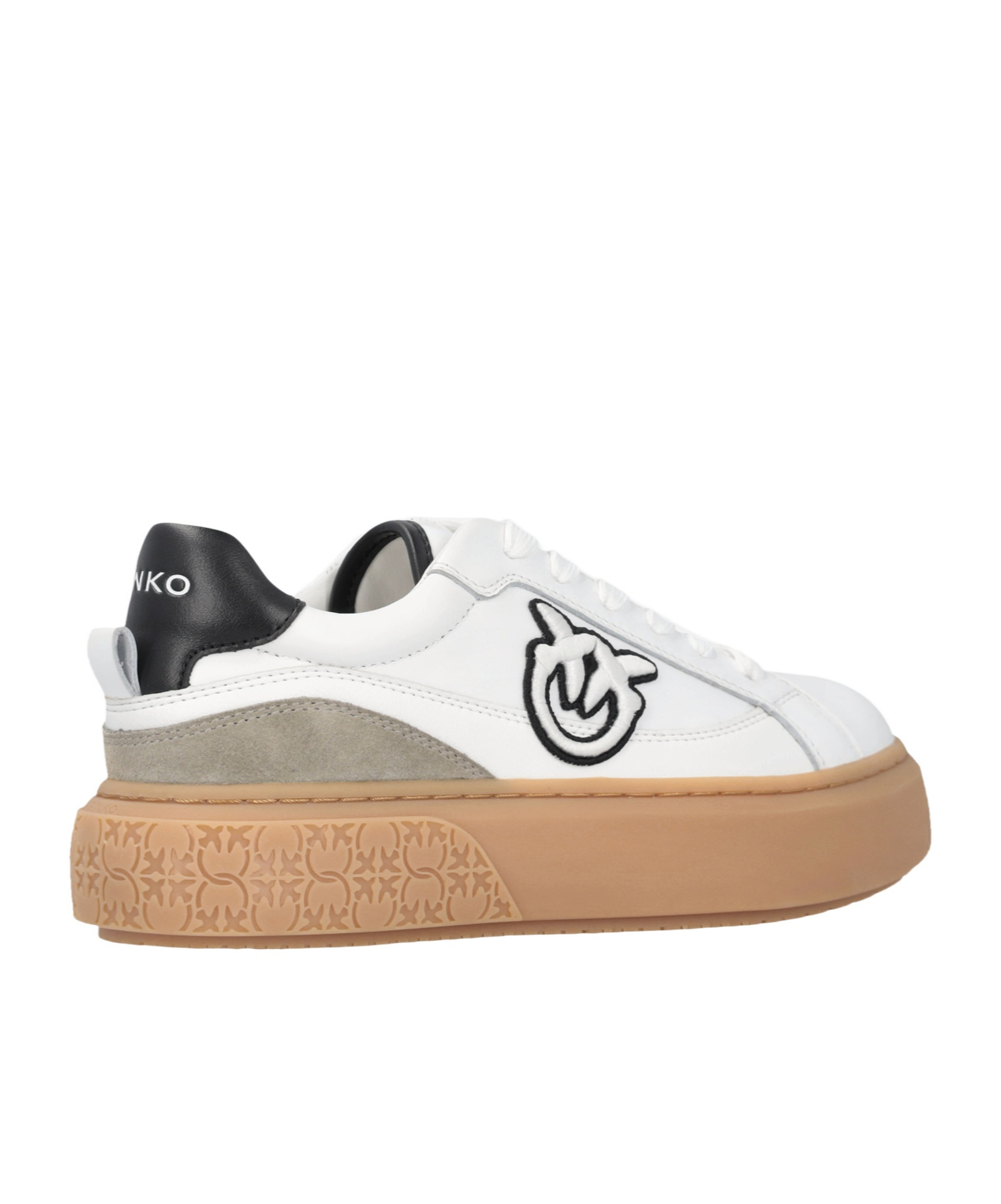 Pinko Platform Trainers In White