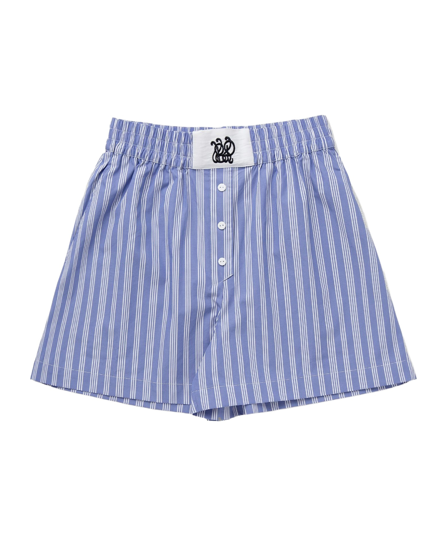 Baum Und Pferdgarten Elastic Waist Shorts In Blue