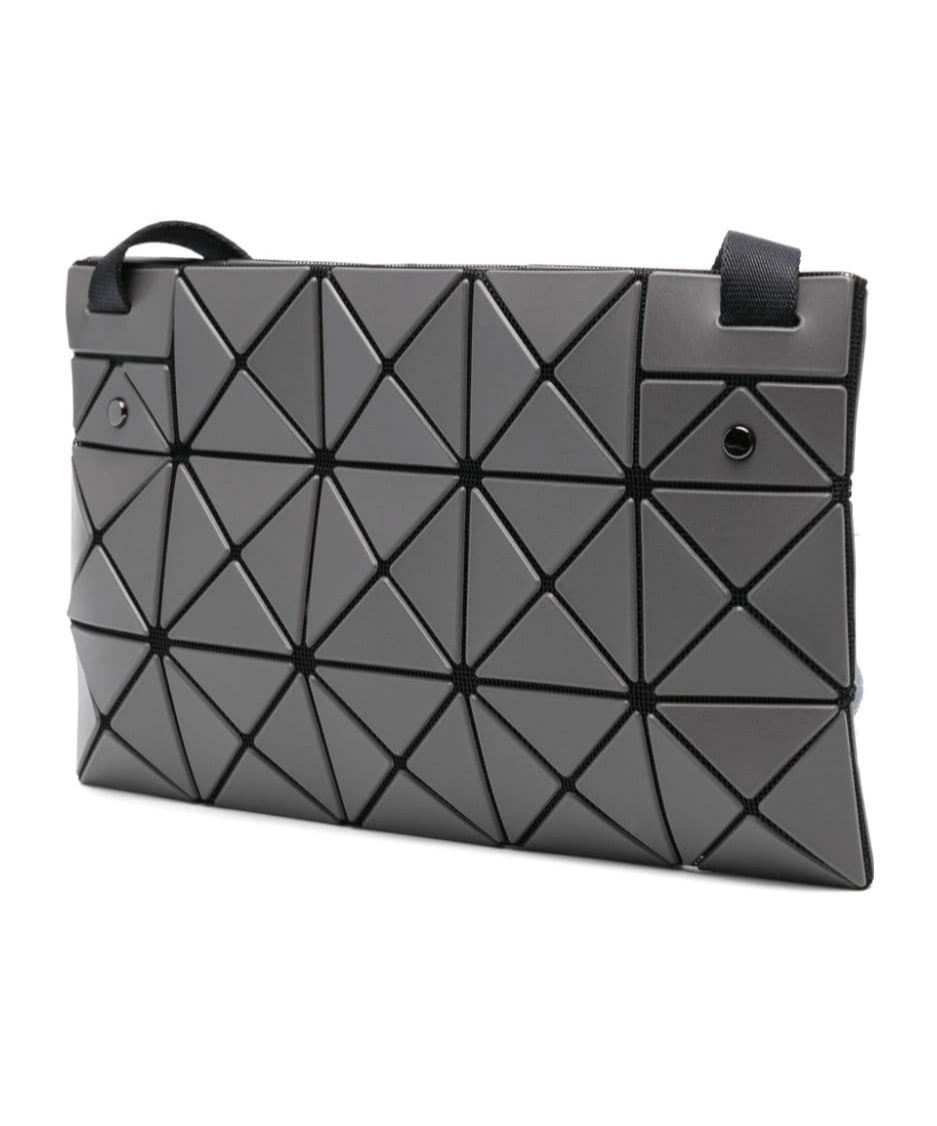 Bao Bao Issey Miyake Lucent Matte Geometric-panel Crossbody Bag In Black