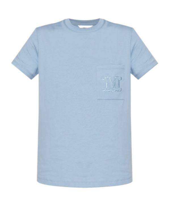 Max Mara Short-sleeved T-shirt In Blue