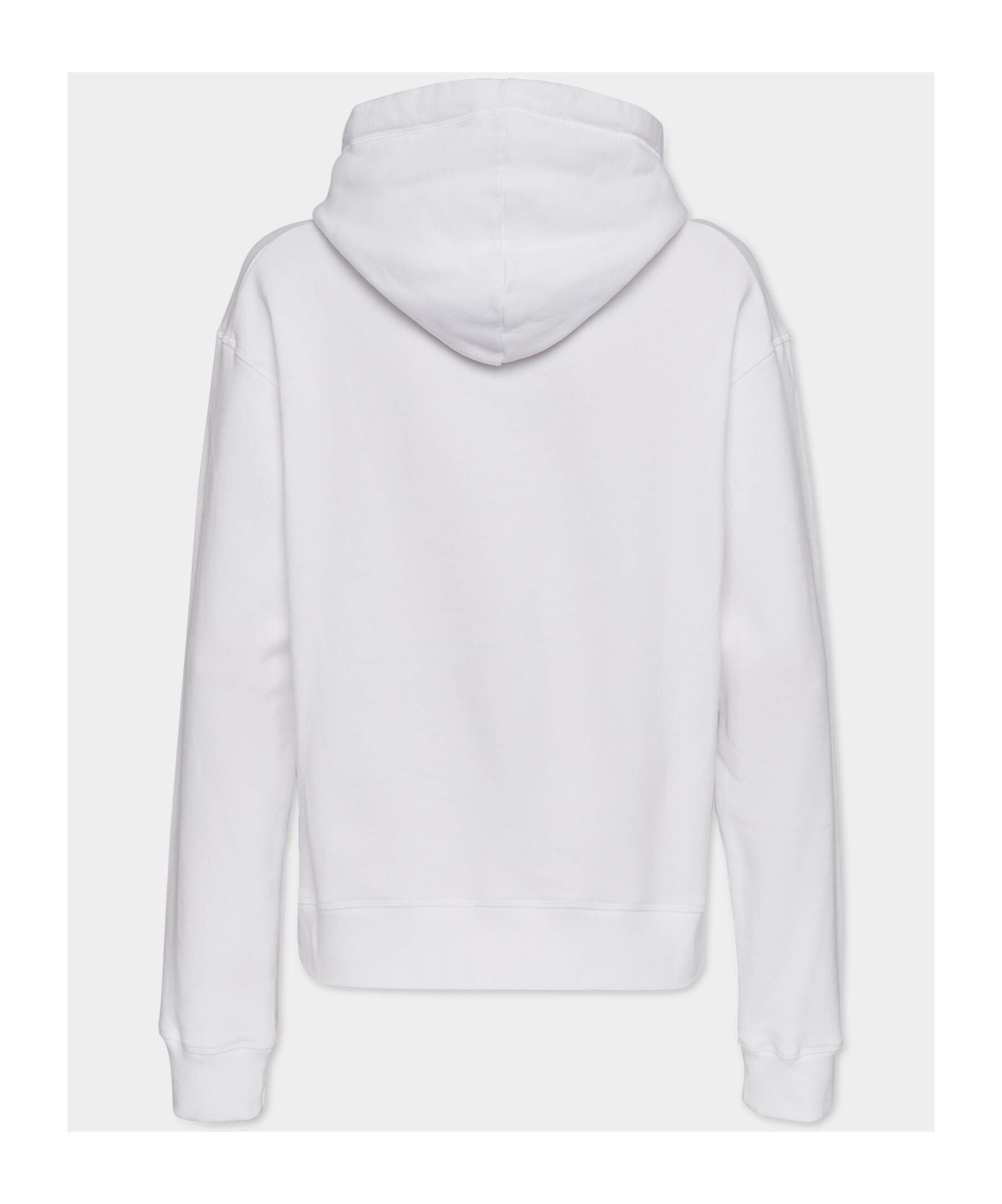 Dsquared2 Knitwear Hood Graphic Print In White