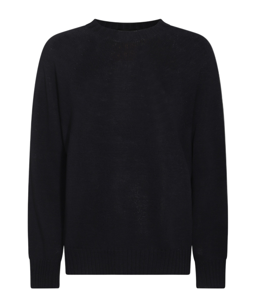 Fabiana Filippi Long-sleeved Sweater In Black