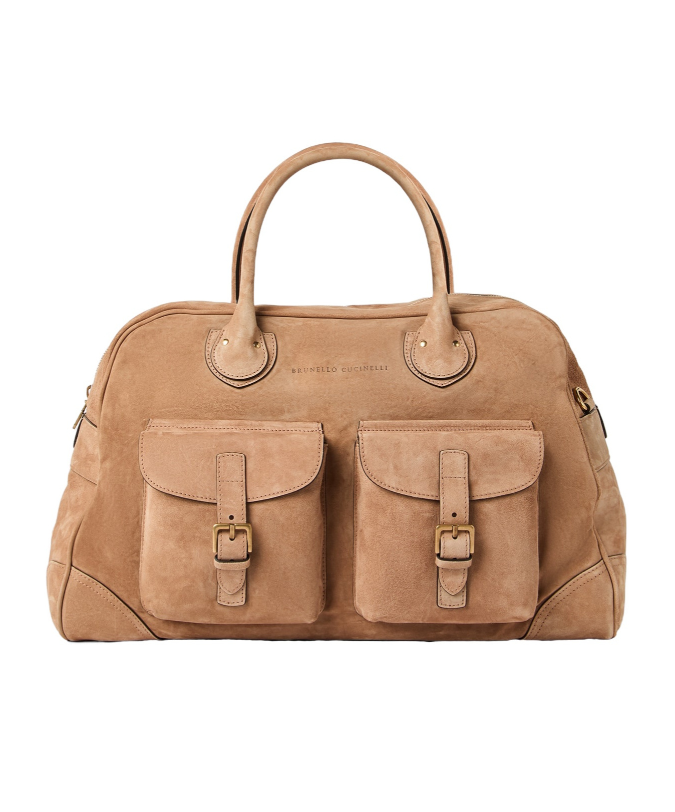 BRUNELLO CUCINELLI SUEDE HOLDALL BAG