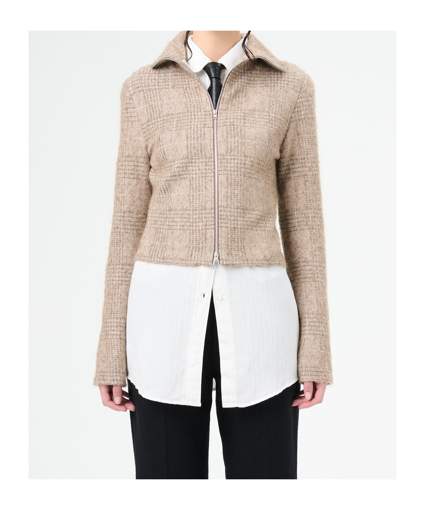 Our Legacy Checked Casual Jacket In Nude