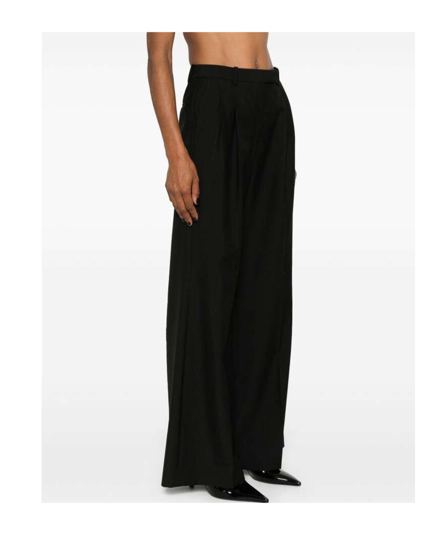 Givenchy High-waist Palazzo Trousers In Black