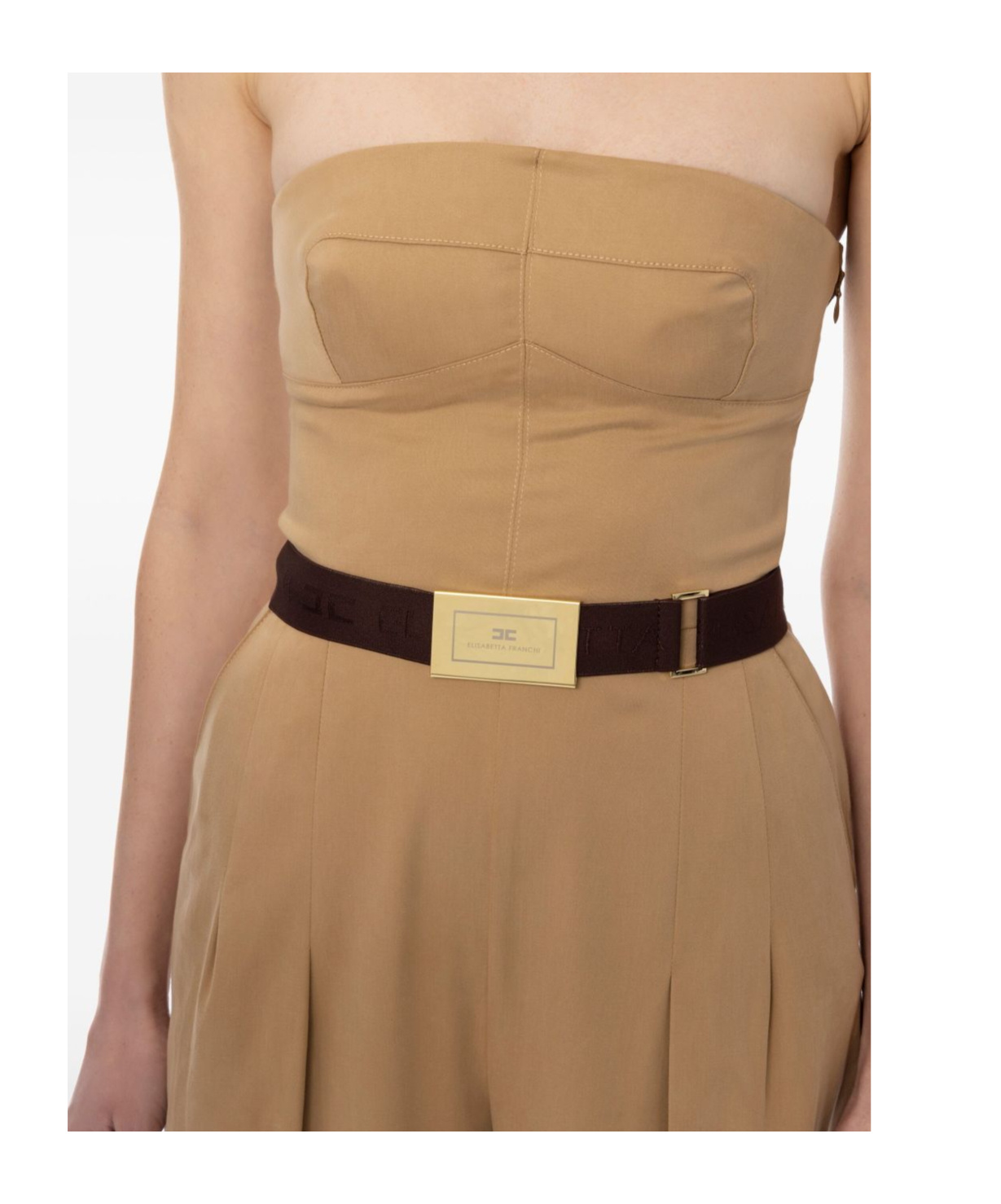 Elisabetta Franchi Belted Jumpsuit