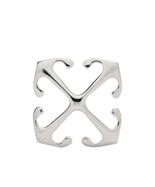 Off-white Arrow Mono Earring In White