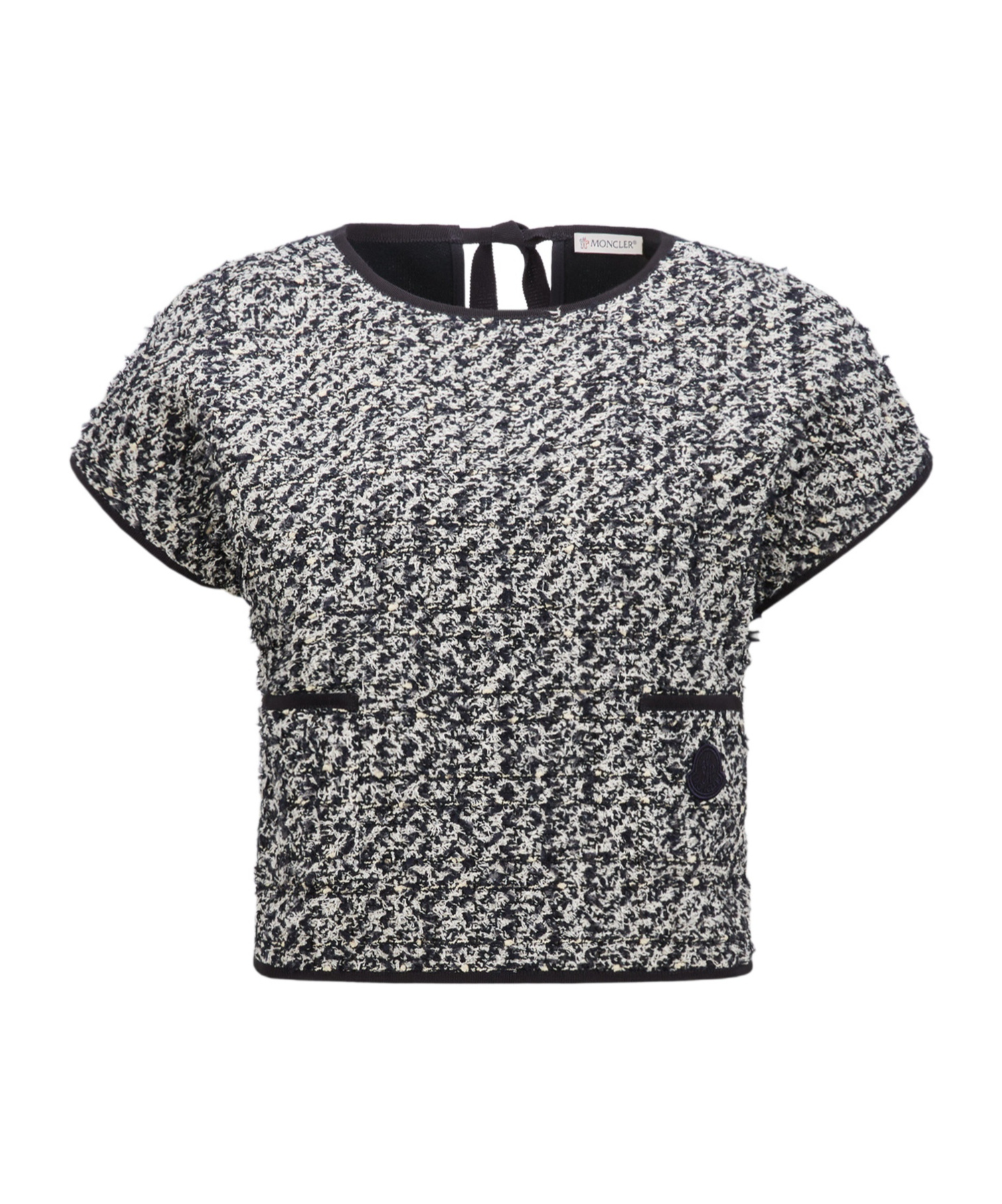 Moncler Short-sleeved Top In Gray