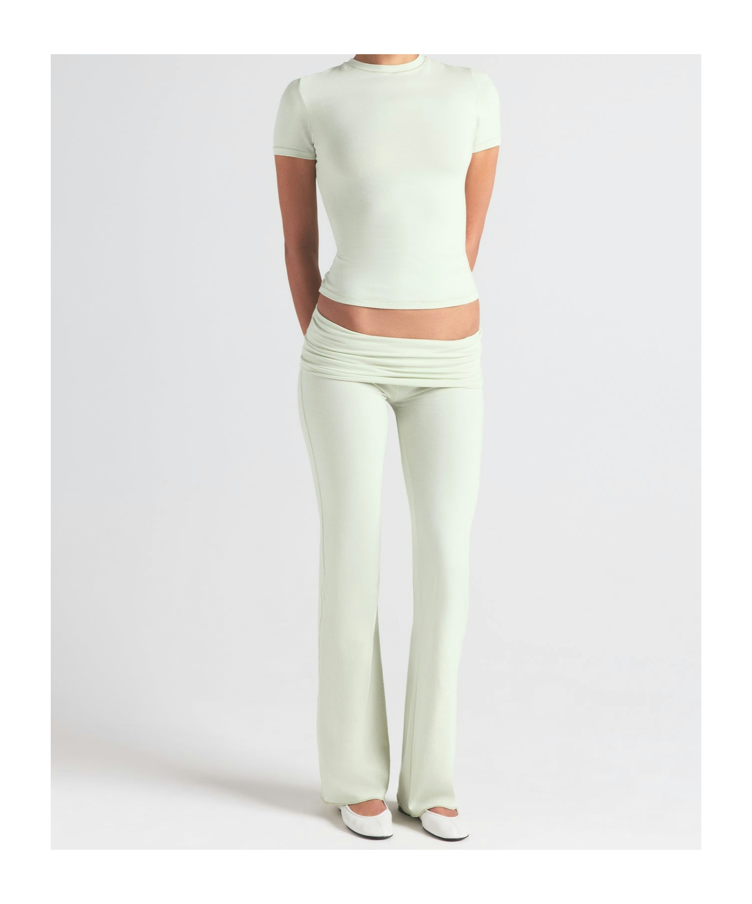 Skims Foldover Pant In Spearmint