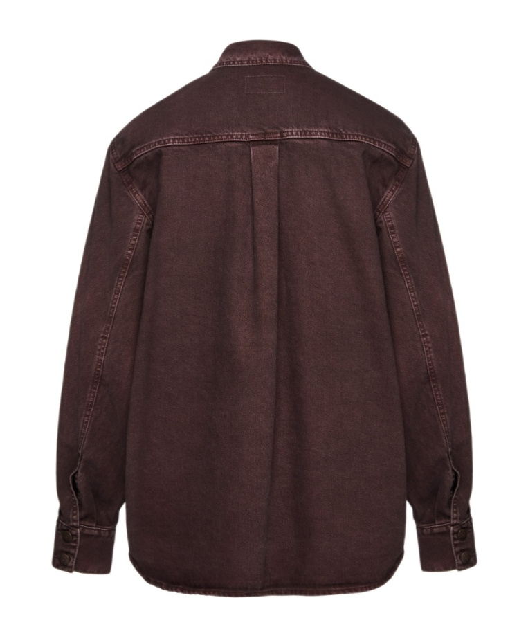 Magda Butrym Button-down Cotton Shirt In Brown