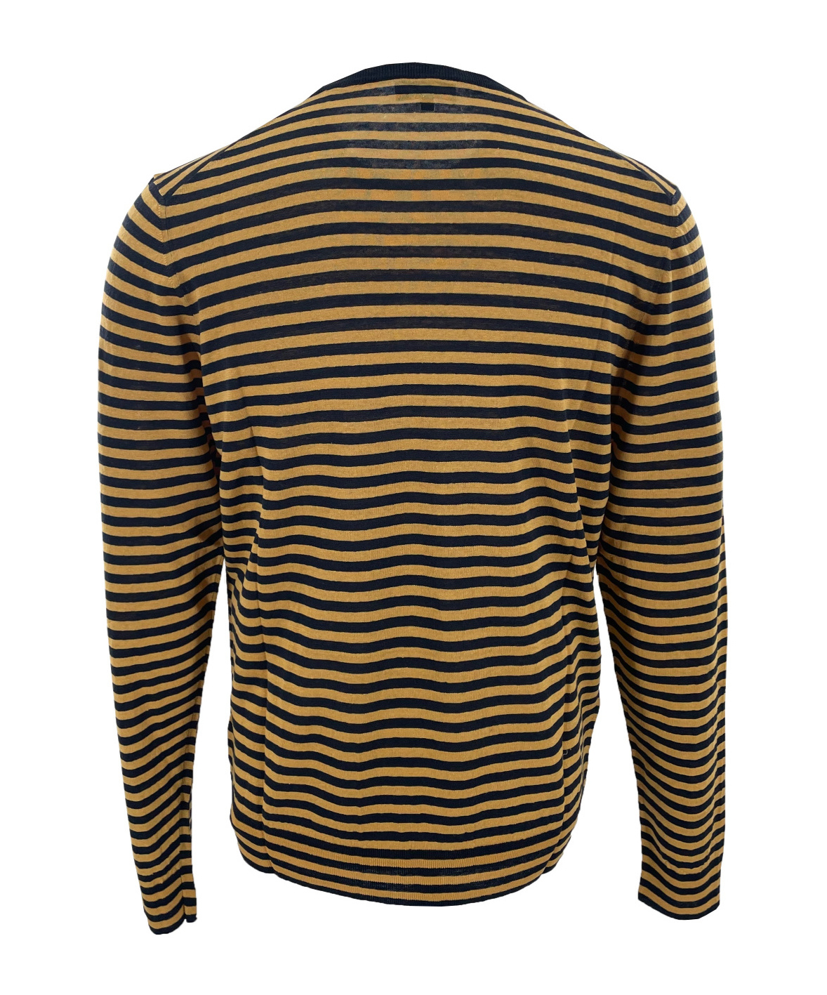 DUNHILL ROUND-NECK STRIPED SWEATER 