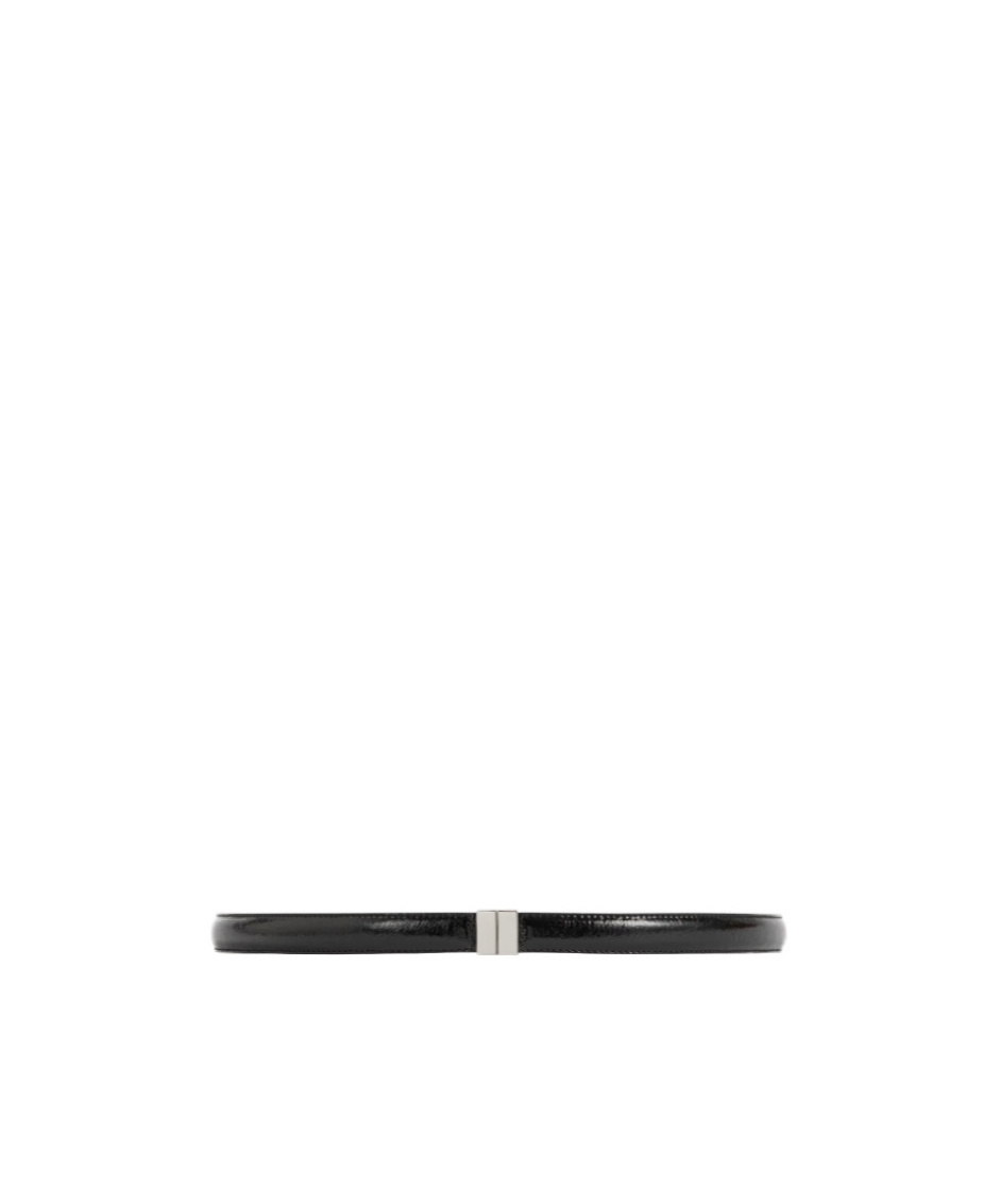 Totême Sliding Buckle Waist Belt In Black