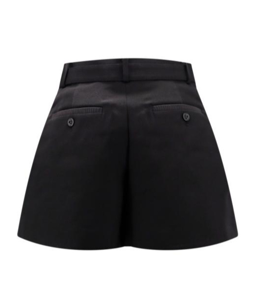 Sacai Belt-loop Shorts In Black