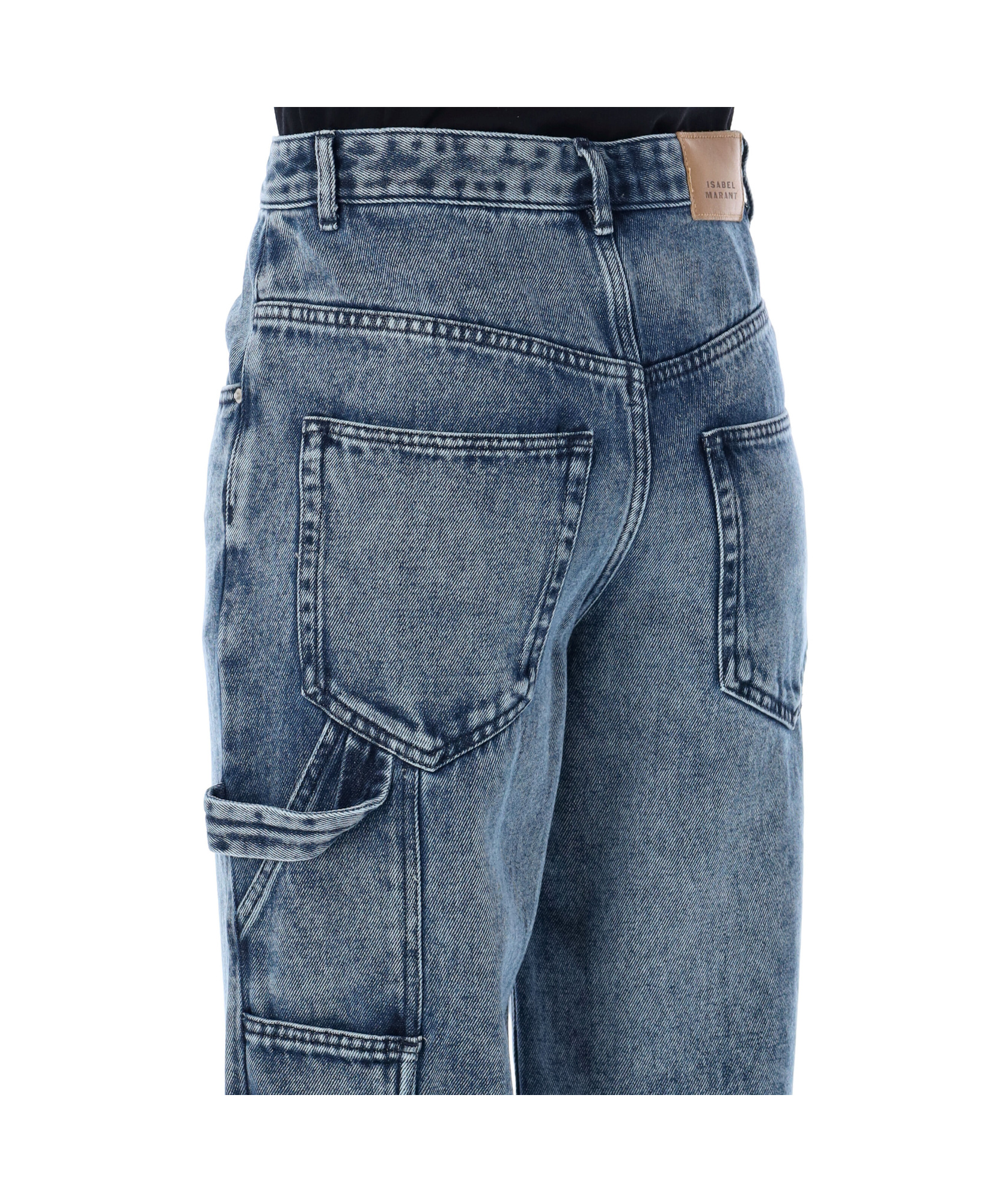 Isabel Marant High-rise Bootcut Denim Jeans With Belt Loops In Blue
