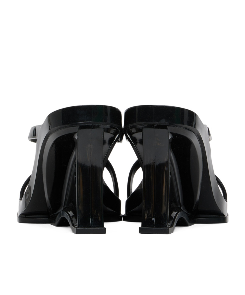 MELISSA HOLLOWED-OUT HEART-SHAPED WEDGE SANDALS