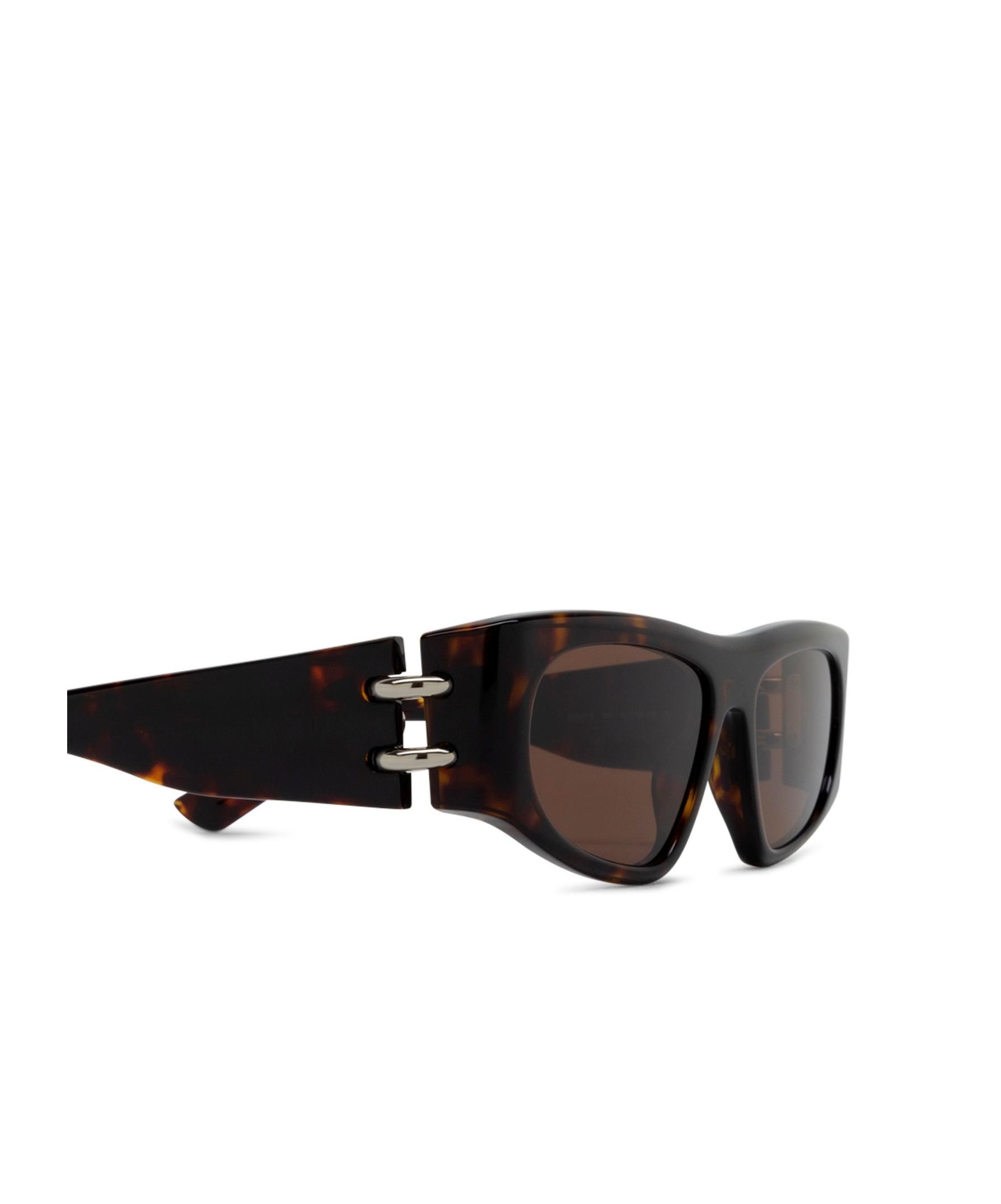 Alexander Mcqueen Geometric Sunglasses In Green