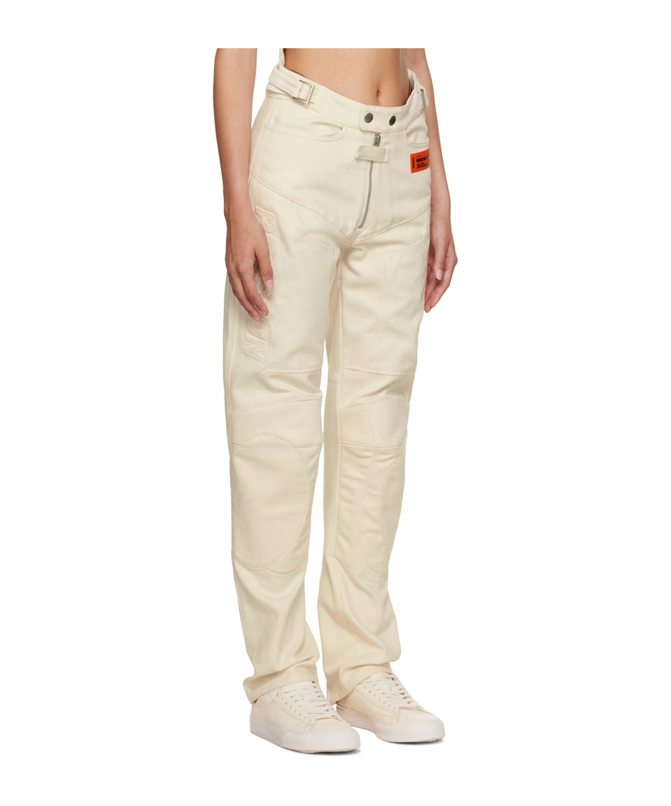 Heron Preston Double Pocket Slacks In Neutral